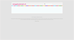 Desktop Screenshot of miragebookmark.ch